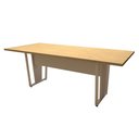 Ver imagem 4 de Mesa de Reunião Escritório Pés Metal 200cm F5 Office