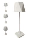 Ver imagem 1 de Luminaria Abajur Mesa 3 Tons Led Bateria Recarregavel Usb Casa Trabalho Sala Quarto Recepçao Escrito