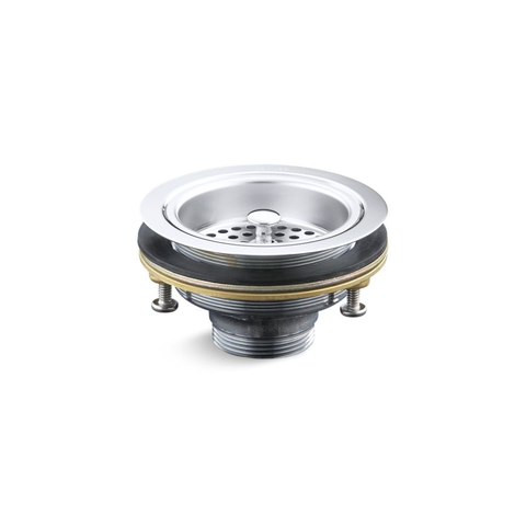Válvula de Escoamento Kohler Inox Duostrainer para Cuba Cozinha| 8799BR-Cp