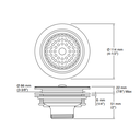Ver imagem 5 de Válvula de Escoamento Kohler Inox Duostrainer para Cuba Cozinha| 8799BR-Cp