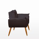 Ver imagem 6 de Kit Namoradeira Opala + 2 Poltronas para Sala Balaqui Decor Cor:cinza