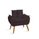 Ver imagem 4 de Kit Namoradeira Opala + 2 Poltronas para Sala Balaqui Decor Cor:cinza