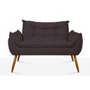 Ver imagem 7 de Kit Namoradeira Opala + 2 Poltronas para Sala Balaqui Decor Cor:cinza