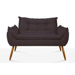Kit Namoradeira Opala + 2 Poltronas para Sala Balaqui Decor Cor:cinza - 7