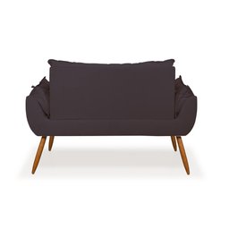 Kit Namoradeira Opala + 2 Poltronas para Sala Balaqui Decor Cor:cinza - 9