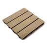 Deck Modular WPC EspaçoFloor Madeira Plástica Carvalho Natural 30x30cm - 2
