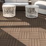 Deck Modular WPC EspaçoFloor Madeira Plástica Carvalho Natural 30x30cm - 1