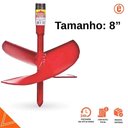 Ver imagem 6 de Kit Cavadeira Espiral Broca Trado Perfurar Coroa 8" + Cabo + Extensor 3/4" 1 Metro