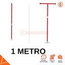 Ver imagem 2 de Kit Cavadeira Espiral Broca Trado Perfurar Coroa 8" + Cabo + Extensor 3/4" 1 Metro