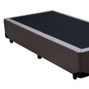 Ver imagem 3 de Cama Box Solteirão Sintético Marrom Emth 96x203x40