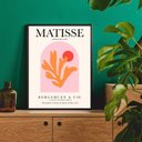 Ver imagem 1 de Quadro Decorativo Abstrato Poster matisse 24x18cm - com Vidro:madeira Preta