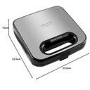 Ver imagem 6 de Grill e Sanduicheira Britânia Chapa em Cerâmica 750w