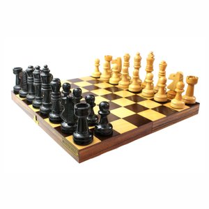 Jogo De Mesa Conjunto Para Xadrez estojo 107 REI 10 cm