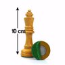 Jogo De Mesa Conjunto Para Xadrez estojo 107 REI 10 cm - 4