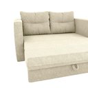 Ver imagem 5 de Sofá Cama 2 Lugares Casal 1,50 Mts Bouclê Luma Matrix Cor:boucle Bege