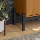 Ver imagem 6 de Cantinho do Café Aparador Buffet Intense 2 Portas C/ Pés em Madeira Freijó/preto