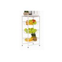 Ver imagem 5 de Fruteira de Chão para Cozinha Cesto 3 Andares Branca F.plus