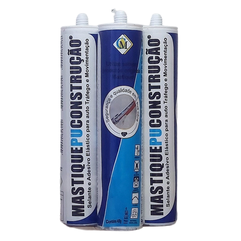 Mastique® PU Construção Original (Kit 3 Tubos)