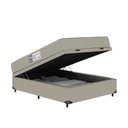 Ver imagem 4 de Baú Viúva + Colchão D33 One Face - Suede Bege - E-shop Casa