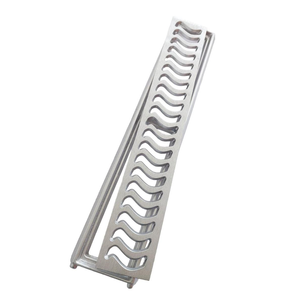 Ralo Grelha Linear 10x50cm Alumínio Reforçado com Caixilho - 3