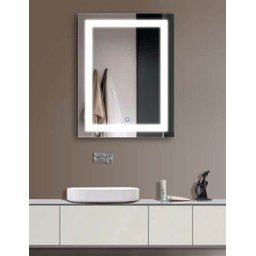 Espelho 70x90 Led Frio Neutro e Quente Banheiro Retangular 700x900 Tecla Touch - 2