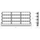 Ver imagem 3 de Refletor Preto 1200w Led Osram Standard 110000lm Ip66 Big