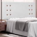 Ver imagem 2 de Cabeceira Estofada Cama Box Casal King Size Monreale 195cm Corano Branco - Desk Design