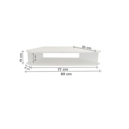 Rack Sala de Canto Natural para Tv Ate 32 Polegadas em Mdf [f031] - 3