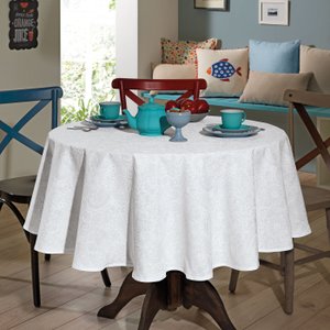 Toalha de Mesa Redonda 4 Lugares 1,60 Mts Dohler Clean Edite