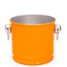 Balde de Gelo e Cerveja Térmico em Alumínio 12L Grande - Laranja - 1