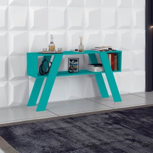 Aparador para Cantinho do Café 119 x 66 x 34 Cm Detroit MDP Azul Turquesa - ClickLar
