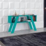 Aparador para Cantinho do Café 119 x 66 x 34 Cm Detroit MDP Azul Turquesa - ClickLar - 1