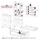 Ver imagem 6 de Quarto Infantil Completo com Minicama Montessoriana e Colchão Incluso Ternura Multimóveis MP4899