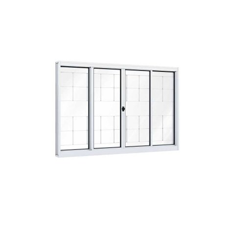 Janela Riobras Pronta C/g 100 X 12 X 120cm