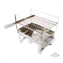 Ver imagem 4 de Churrasqueira Carvão Inox Bancada Pequena Churrasco Mesa Top