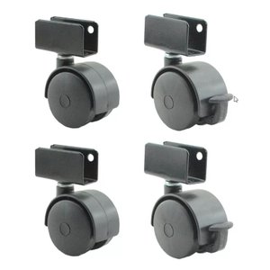 4 Rodinhas- para Gabinete de Maquina de Costura Doméstica