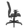 Cadeira Presidente Brizza Tela Ergonômica Para Escritório Regulagem Altura Back System NR17 Preta - 6