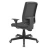 Cadeira Presidente Brizza Tela Ergonômica Para Escritório Regulagem Altura Back System NR17 Preta - 5