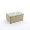 Ver imagem 3 de Kit Cabeceira Decorativa Para Cama Box Antares e Calçadeira Sagitarius 90 Para Cama de Solteiro Sued