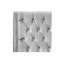 Ver imagem 3 de Cabeceira King Tóquio P04 195 Cm Suede Cinza Tca 940