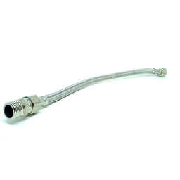 Engate Mangueira Flexível Trançado Aço Inox 40cm Quente Fria - 5 Engate Mangueira Flexível Trançado Aço Inox 40cm Quente Fria - 5