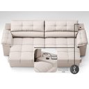 Ver imagem 6 de Sofá com Carregador Usb e Molas no Assento Retrátil Reclinável Mimo 2,00m Velosuede Areia - Netsofas