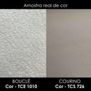 Ver imagem 4 de Puff Decorativo Verso 45x51 cm Pes Madeira Boucle e Courino Tce 1010 Tcs 726 Moll
