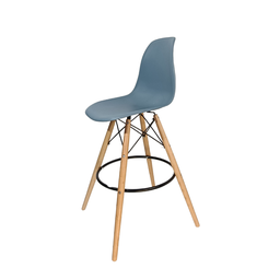 Banqueta Alta Charles Eames Eiffel 133bpp:azul/1 - 4
