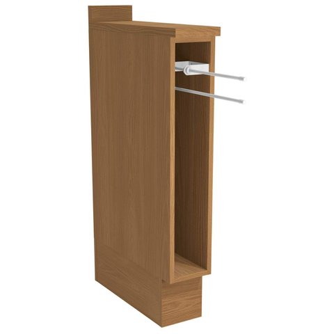 Armário de Cozinha Nicho Toalheiro 15cm com Tampo G740 Maxxi Canela Kappesberg