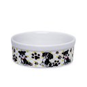 Ver imagem 2 de Kit Comedouro e Bebedouro de Porcelana 600ml Patinhas Cachorro