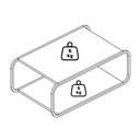 Ver imagem 5 de Mesa de Centro Luna 80 Cm Pes Metalicos Hanover Dourado Artesano
