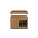 Ver imagem 7 de Aparador 1 Porta e Cama Pet Canela/Branco