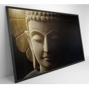 Ver imagem 3 de Quadro Buda Face - 120x80 Cm - Tecido Canvas