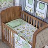Kit de Berço Lençol + Fronha Percal de Algodão Menino Menina 3 Peças:dinossauro Verde - 2